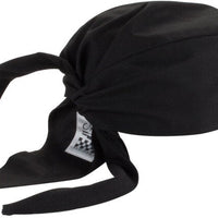 Chef Revival - Poly-Cotton Chef Scarf Hat - H020BK