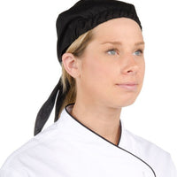 Chef Revival - Poly-Cotton Chef Scarf Hat - H020BK