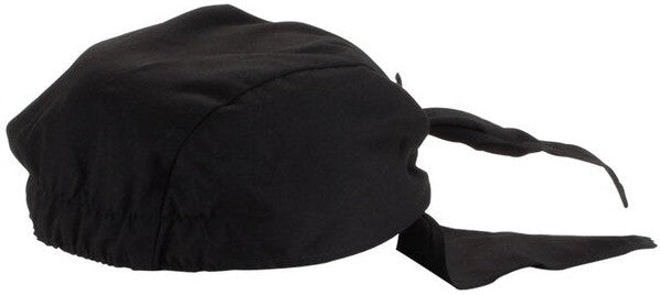 Chef Revival - Poly-Cotton Chef Scarf Hat - H020BK