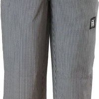 Chef Revival - Poly-Cotton Houndstooth Comfy Fit Baggy Pant with 2" Elastic Waistband - P020HT - DISCONTINUED