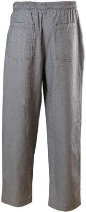 Chef Revival - Poly-Cotton Houndstooth E-Z™ Fit Pant with 2" Elastic Waistband - P004HT - DISCONTINUED