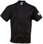 Chef Revival - Poly Cotton Performance Black Short Sleeve Chef Jacket With 8 Black Buttons - J205BK