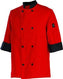 Chef Revival - Poly Cotton Tomato Crew Fresh 3/4 Sleeve Chef Jacket With 8 Black Buttons - J134TM - DISCONTINUED