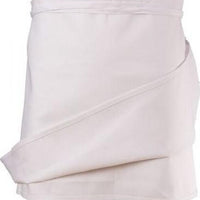 Chef Revival - Poly-Cotton White 4-Way No Pocket Waist Apron - 603FW