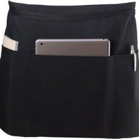 Chef Revival - Polyester Reversible Black 3 Pocket Waist Apron - 605REV-BK