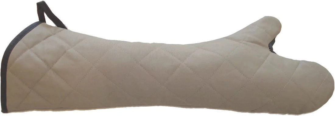 Chef Revival - Pyrotex® PRO 24" Shoulder Length Beige Oven Mitt, Pair - 2PX24ELBETF-2