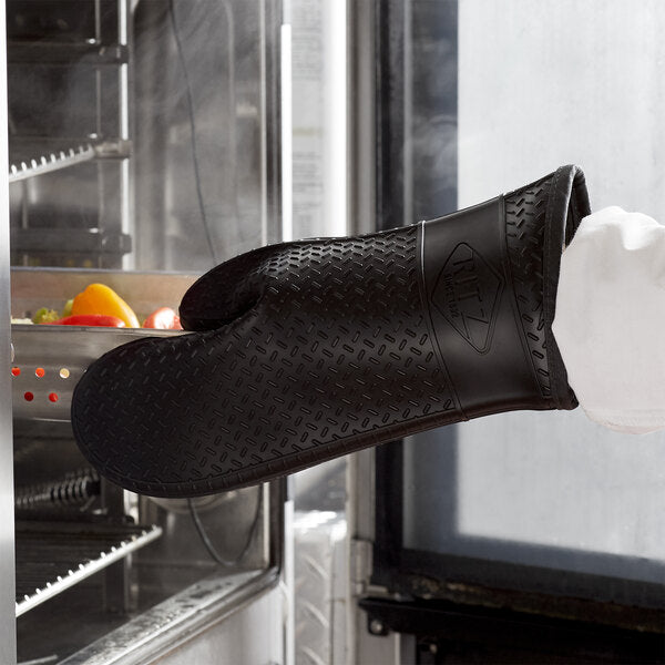 Chef Revival - RITZ® 13" Silicone Black Oven Mitt - RZS685BK13