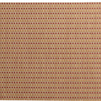 Chef Revival - RITZ® 13" x 19" PVC Rectangle Tan / Orange / Rust Open Basketweav Placemat, 12/Pack - 64905