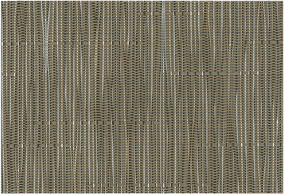 Chef Revival - RITZ® 13" x 19" PVC Rectangle Camel Grass Cloth Placemat, 12/Pack - 64910