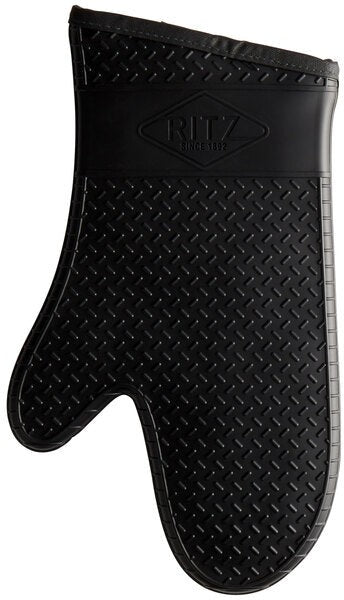 Chef Revival - RITZ® 15" Silicone Black Oven Mitt - RZS685BK15