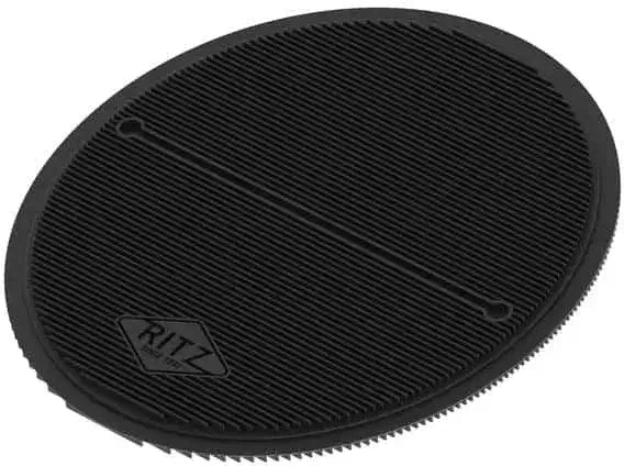 Chef Revival - RITZ® 8" x 9" Silicone Black Pot Holder & Trivet - RZS685PHBK8
