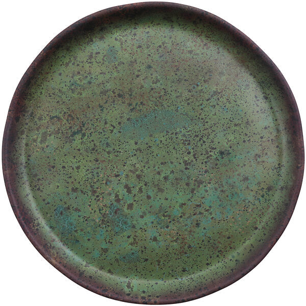 Cheforward - 10" GET Savor X-Large Green Round Melamine Plate - 21141-SP