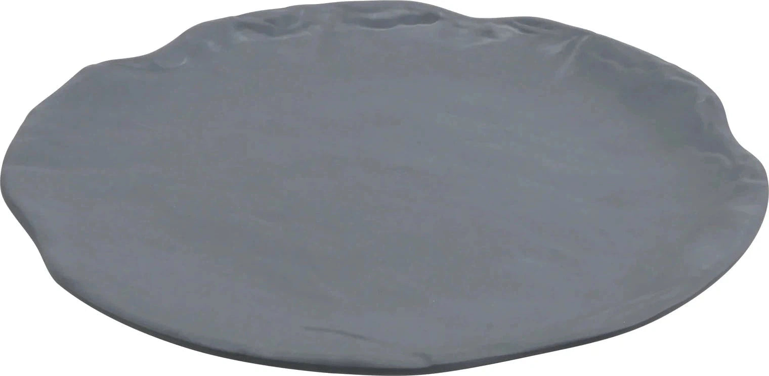 Cheforward - Endure 12" Weathered Onyx Medium Round Melamine Plate - 15005112005