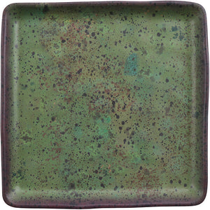 Cheforward - GET Savor 6" Medium Square Green Melamine Plate - 20031-SP