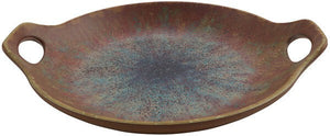 Cheforward - GET Savor 7.75" Brown Melamine Mini Wok Plate with Handles - 20580-CAI