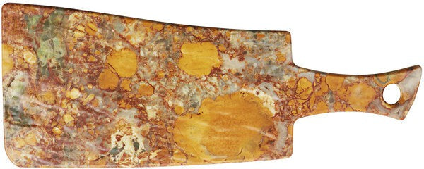 Cheforward - Lapis 15.5" x 6" Gold Canyon Jasper Agate Rectangle Board With Handle - 15019051032