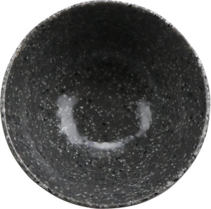Cheforward - Revolve 2 Oz Melamine Stone Grey/Black Ramekin With Organic Texture - 30478-BK/SG