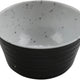 Cheforward - Revolve 2 Oz Melamine Stone Natural/Black Ramekin With Organic Texture - 30478-BK/SN