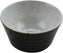 Cheforward - Revolve 3 Oz Melamine Stone Natural/Black Ramekin With Organic Texture - 40086-BK/SN