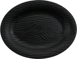 Cheforward - Sustain 17" Black Oval Rim Platter - 15003266001