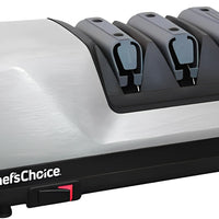 Chef's Choice - 3-Stage 20° Trizor Brushed Metal Electric Sharpener - 125
