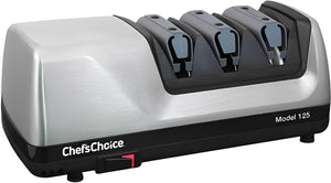 Chef's Choice - 3-Stage 20° Trizor Brushed Metal Electric Sharpener - 125