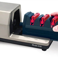 Chef's Choice - 3-Stage 20° Trizor Model 2100P Commercial Sharpener Includes Plastic Housing - SHC2100P11