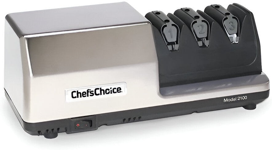 Chef's Choice - 3-Stage 20° Trizor Model 2100P Commercial Sharpener Includes Plastic Housing - SHC2100P11