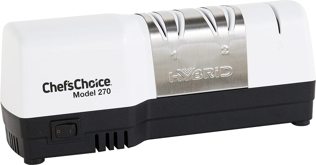 Chef's Choice - 3-Stage Hybrid Electric Knife Sharpener White - 270