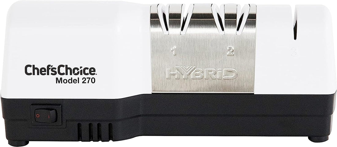 Chef's Choice - 3-Stage Hybrid Electric Knife Sharpener White - 270
