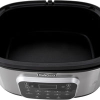 Chef's Choice - 6 Qt Capacity Black Stainless Steel Non-Stick Extra-Large 20-in-1 Multi Slow Cooker - VCCC20SS13