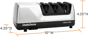 Chef's Choice - AngleSelect Professional Electric Knife Sharpener Brushed Metal - 1520