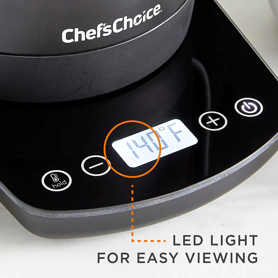 Chef's Choice - Black 1 L Cordless Electric Gooseneck Kettle - KTCC1LMB13