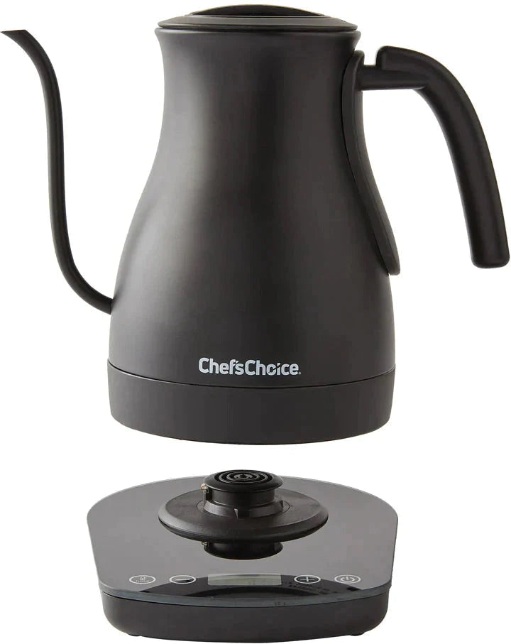 Chef's Choice - Black 1 L Cordless Electric Gooseneck Kettle - KTCC1LMB13