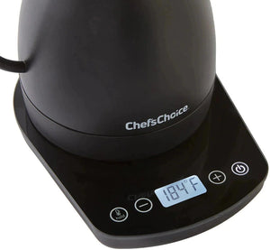 Chef's Choice - Black 1 L Cordless Electric Gooseneck Kettle - KTCC1LMB13