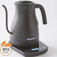 Chef's Choice - Black 1 L Cordless Electric Gooseneck Kettle - KTCC1LMB13
