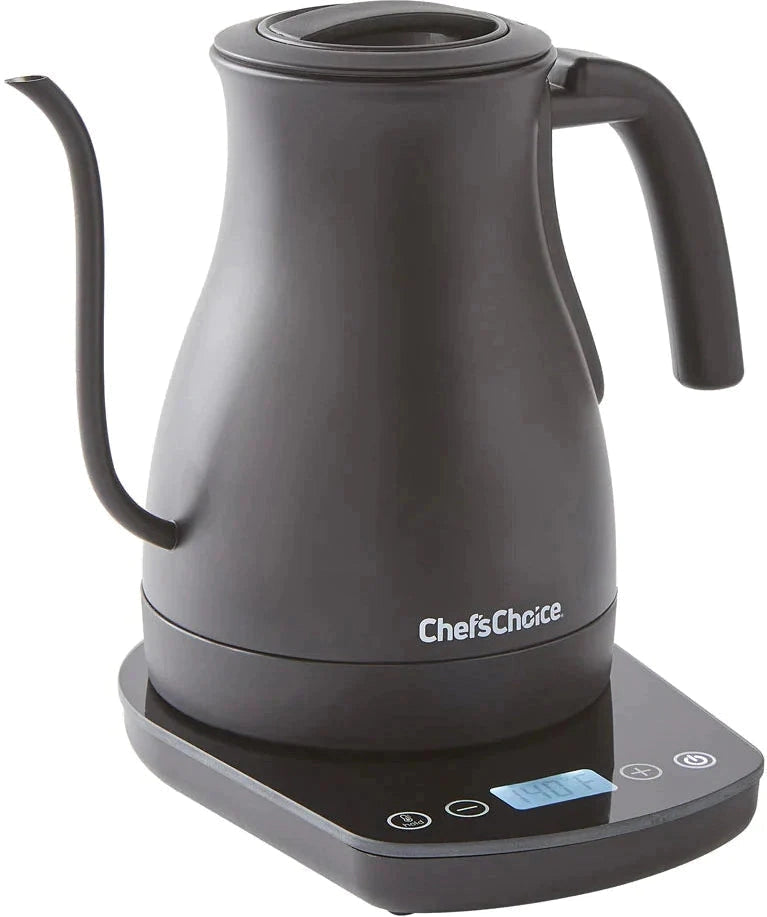 Chef's Choice - Black 1 L Cordless Electric Gooseneck Kettle - KTCC1LMB13