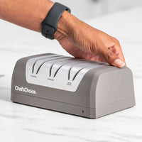 Chef's Choice - Grey Rechargeable Three-Stage 20° Dizor AngleSelect DC 1520 Electric Knife Sharpener, Gift Box - SHC52BGY11