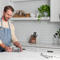 Chef's Choice - Grey Rechargeable Two-Stage DC 220 Electric Knife Sharpener with 2-Stage 20° Dizor, Gift Box - SHC22BGY11