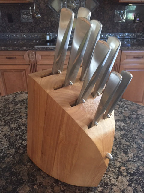 Chroma Knives - 10 Piece Knife Block Set (Includes P01, P02, P04, P05, P06, P07, P09, P10, P19, P12) - PO148