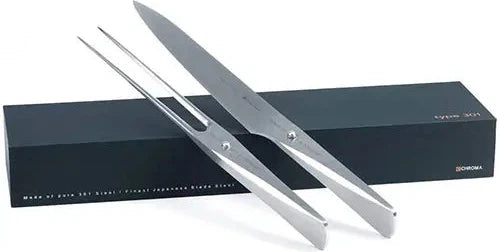Chroma Knives - 2 Piece Carving Knife and Fork Set - P517 - DISCONTINUED