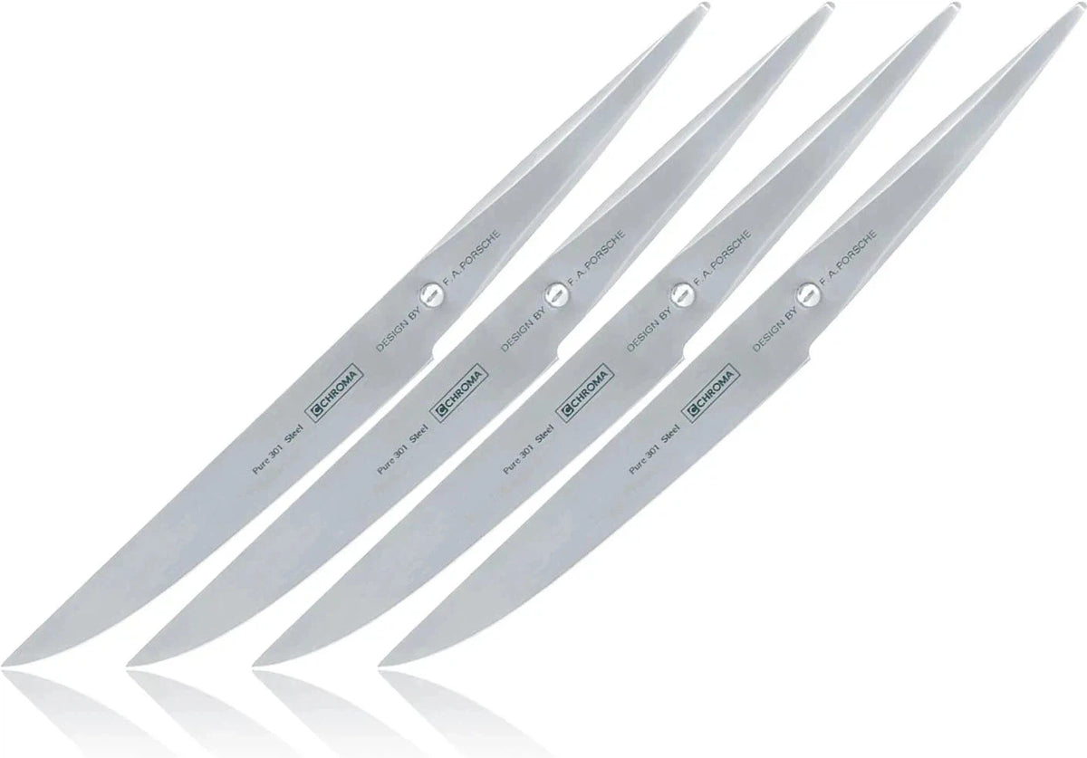 Chroma Knives - 4 Piece Steak Knife Set (12 cm Each) - P16