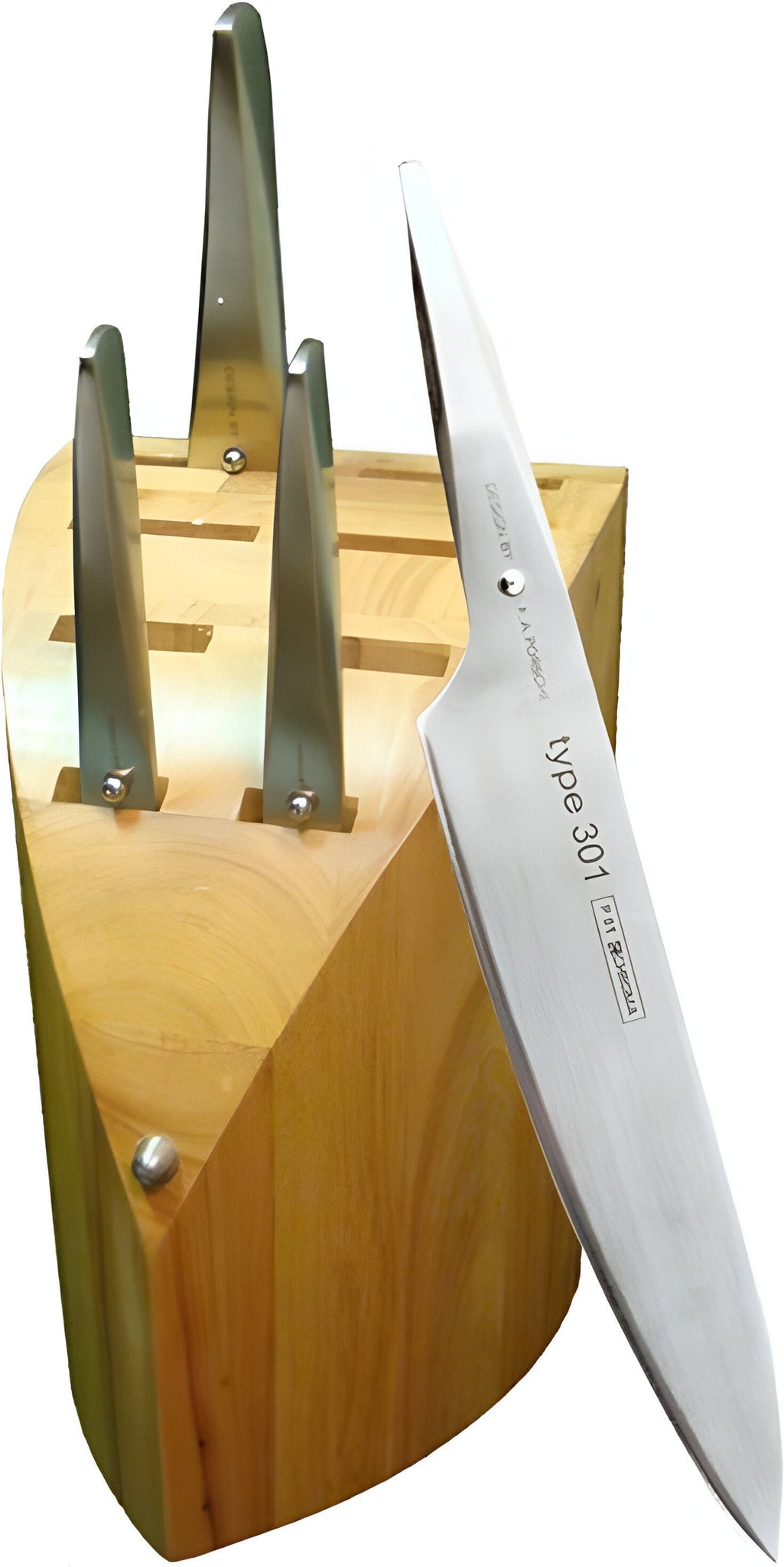 Chroma Knives - 5 Piece Knife Block Set (Includes P01, P02, P09, P19, P12) - PO124