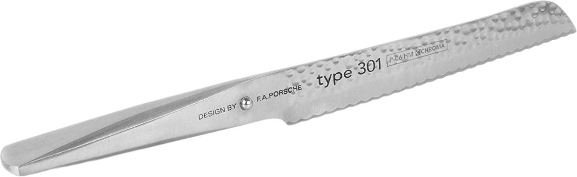 Chroma Knives - 8.5" Bread Knife Hammered Finish - P06 HM