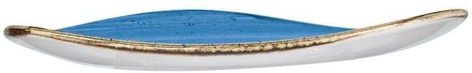 Churchill - 10.4" Super Vitrified Stonecast Cornflower Blue Triangle Plate, Pack of 12 - SCFSTR101