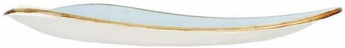 Churchill - 10.4" Super Vitrified Stonecast Duck Egg Blue Triangle Plate, Pack of 12 - SDESTR101