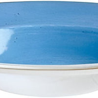 Churchill - 11" Super Vitrified Stonecast Cornflower Blue Wide Rim Bowl, Pack of 12 - SCFSVWBL1