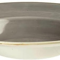 Churchill - 11" Super Vitrified Stonecast Peppercorn Grey Wide Rim Bowl, Pack of 12 - SPGSVWBL1