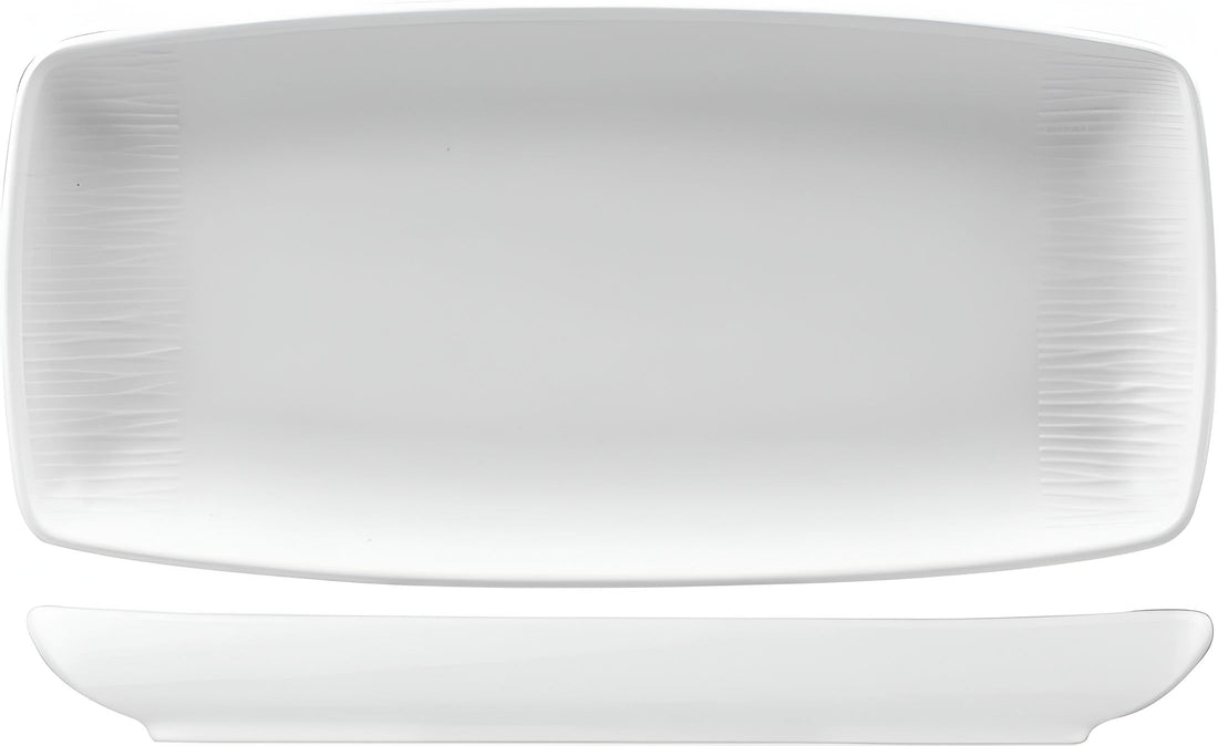 Churchill - 11.6" Super Vitrified Bamboo Oblong Plate, Pack of 12 - WHBALO111