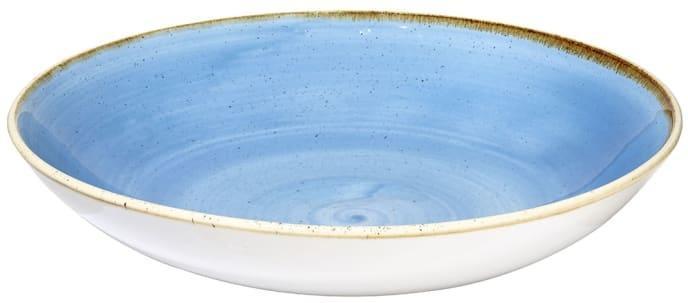 Churchill - 12.2" Super Vitrified Stonecast Cornflower Blue Large Coupe Bowl, Pack of 6 - SCFSPLC21